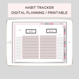 Digital Planning Starter Bundle Habit Tracker
