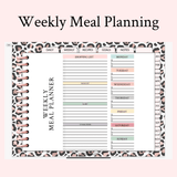 Undated Digital Planner Weekly Meal Plan
