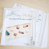 Happy Holidays Essential Oil Recipes Guide