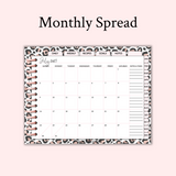 2023 Digital Planner Pink Leopard- Monthly