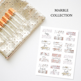 Printable Essential Oil Label Bundle Marble Collection