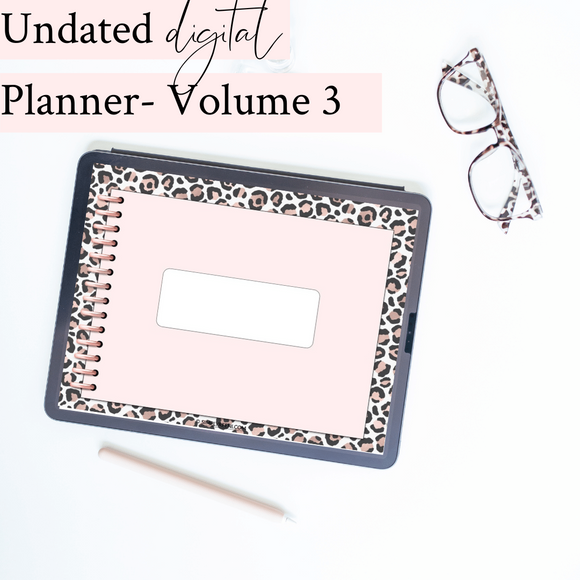 Undated Digital Planner | Volume 3