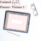 Undated Digital Planner | Volume 3
